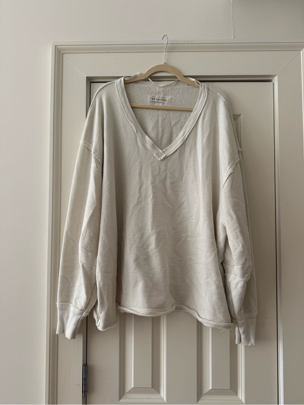 We the Free Venice V-Neck Gray Opal